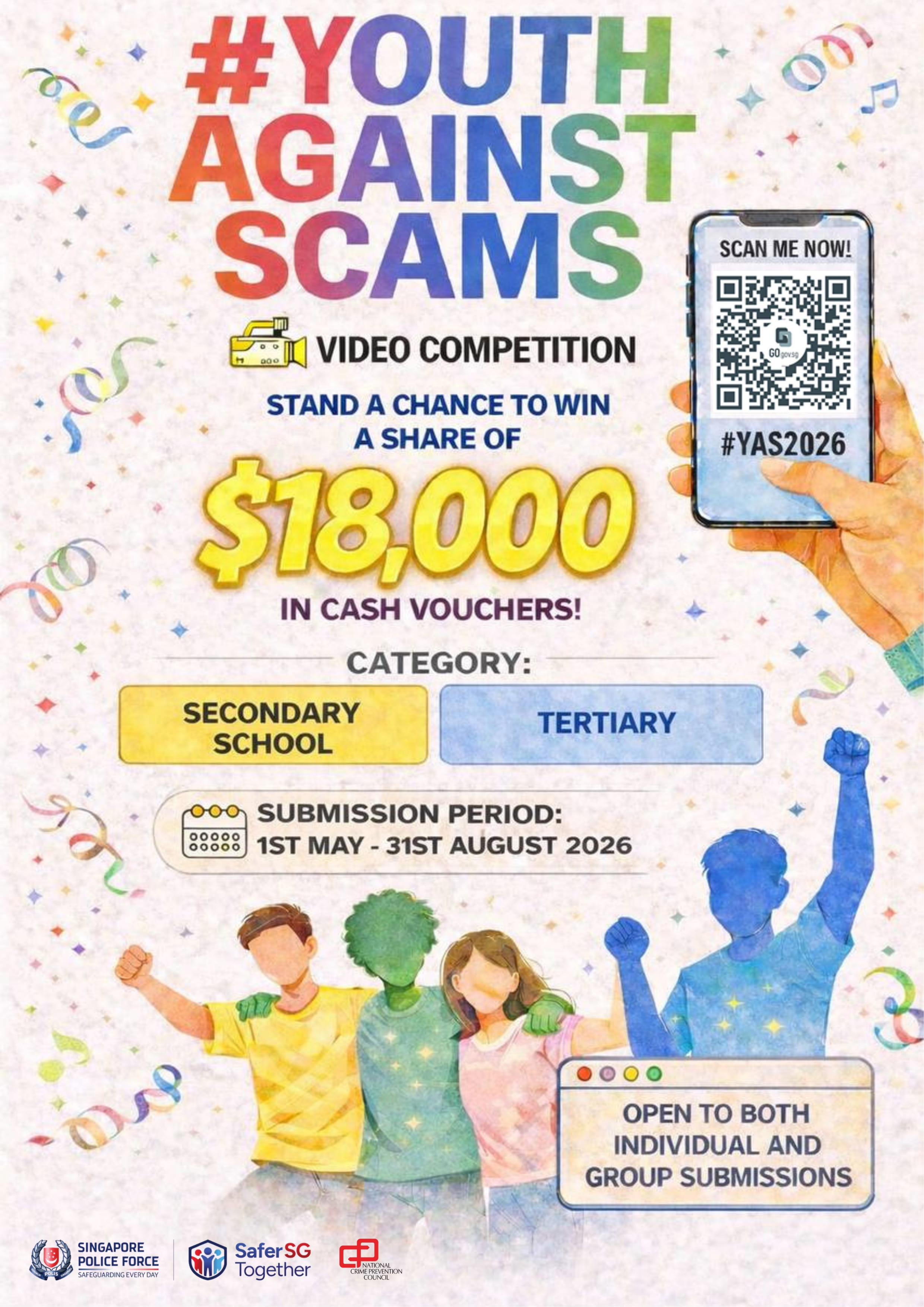 Youth Against Scams 2026 Poster