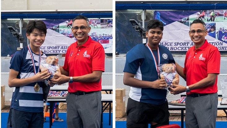 photo collage of best player and best goalkeeper of the tournament