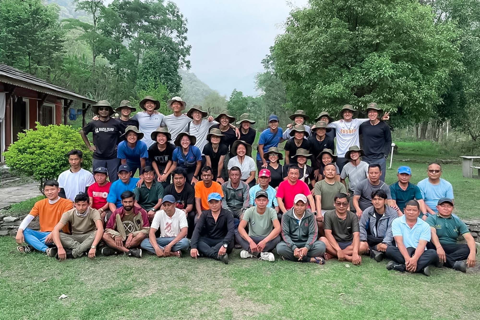 The company of our guides, porters and other support staff during our trek made the trip truly unforgettable! PHOTO: ASP Warren Liow