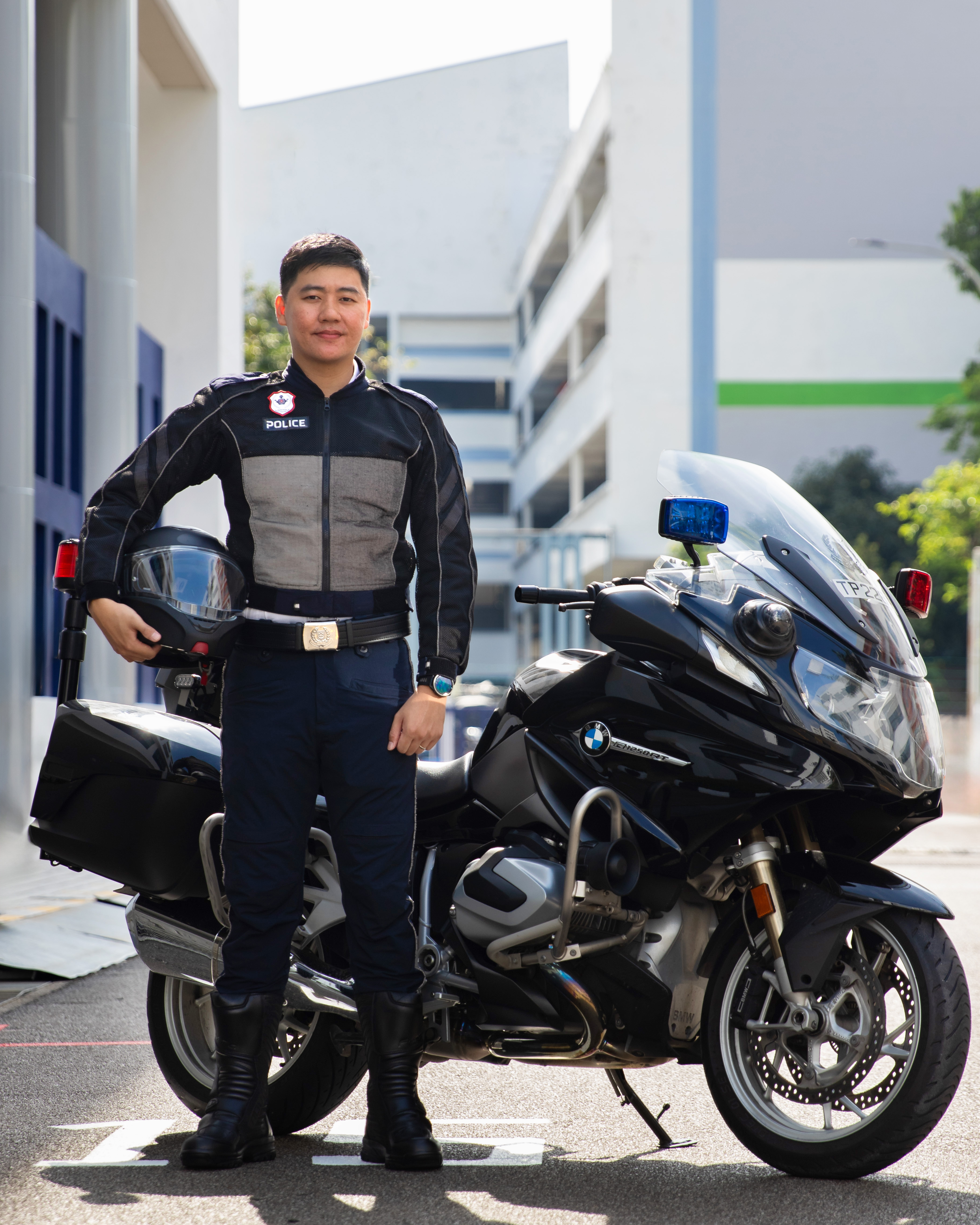 SSSgt Woo Bo Wei is dedicated to keeping our roads safe. 