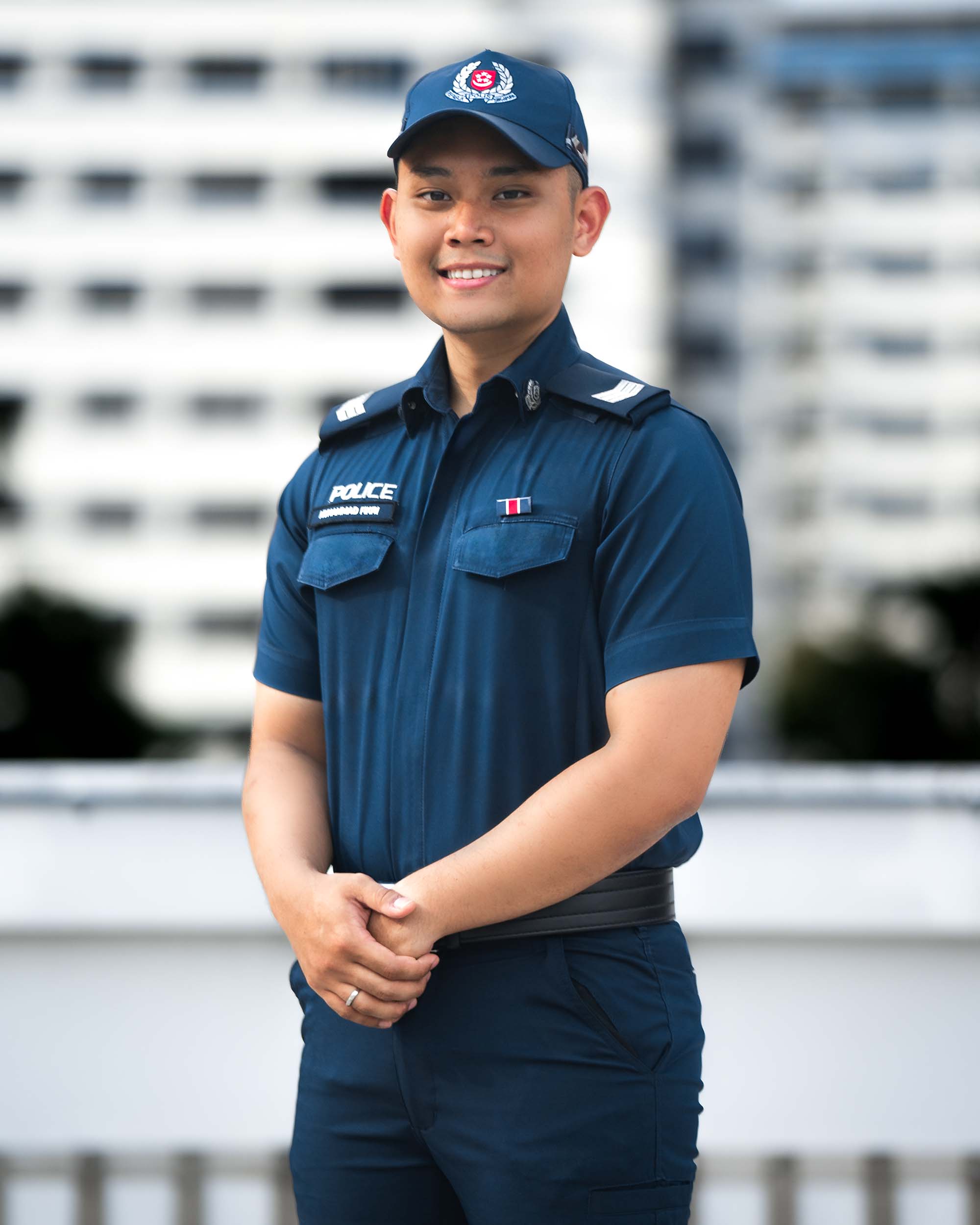 Sgt Fikri is currently a GRF officer with Hougang NPC.