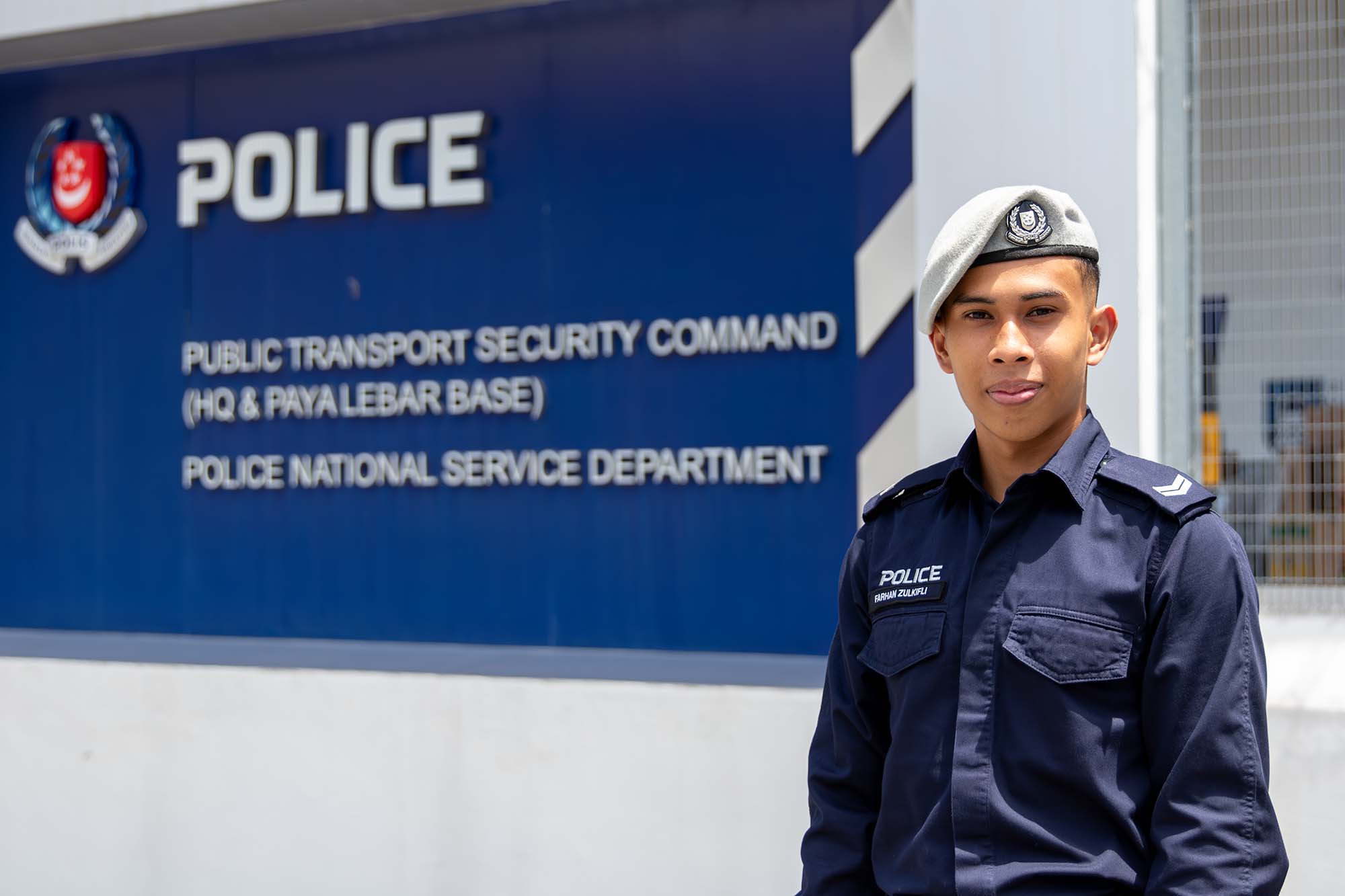 SC/Cpl Muhammad Farhan Zulkifli is leading the charge to train and equip the next generation of TransCom officers. PHOTO: Ryan Yeo Kee Hng