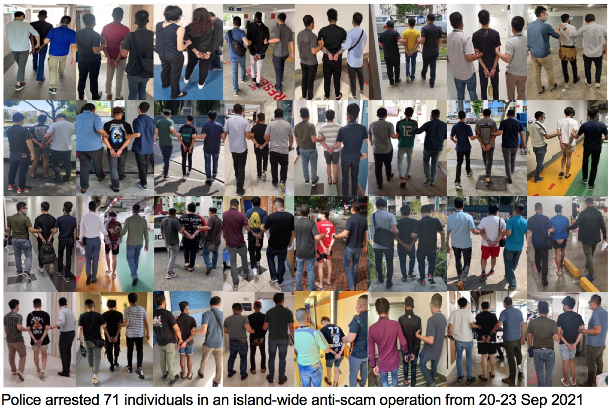 71 Arrested For Suspected Involvement In Job Scams And 29 To Be Charged For Money Mule Activities