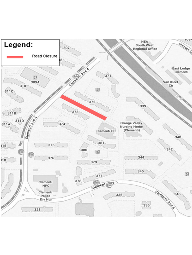 Traffic Arrangements For Clementi National Day Celebrations 2023