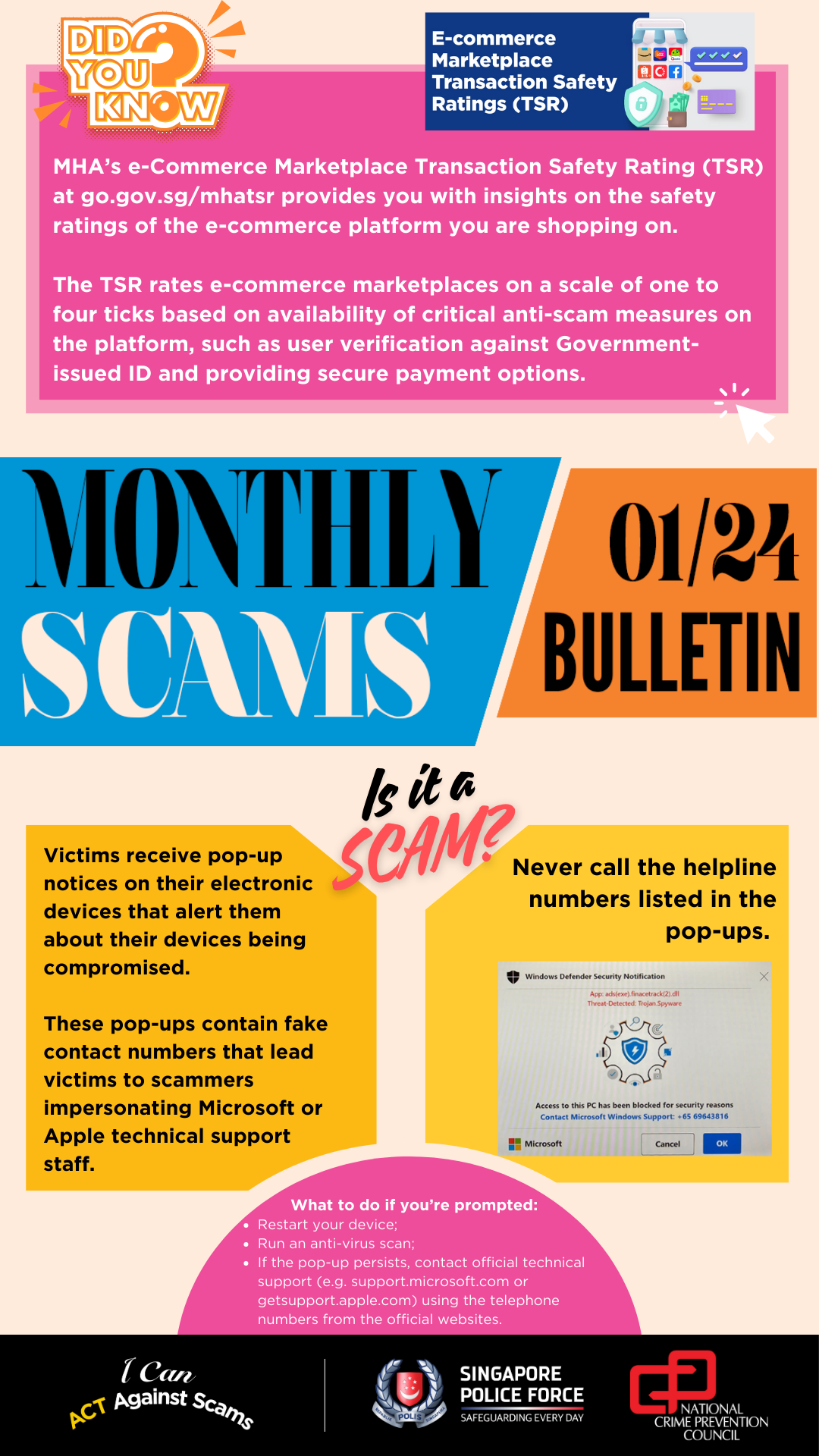 Monthly Scams Bulletin Issue 1 (June)