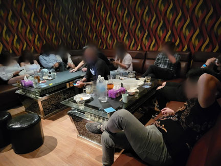 Police Investigating 97 Persons For Non-Compliance With Safe Distancing Measures In An Unlicensed KTV-Concept Establishment Along Syed Alwi Road