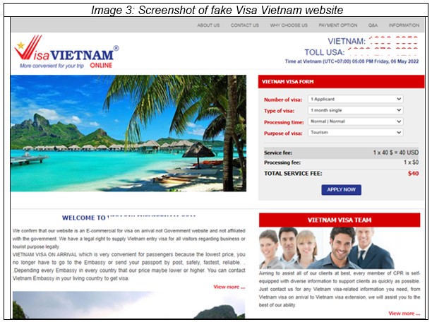 Police Advisory On Scams Involving Fake Travel Agent Websites